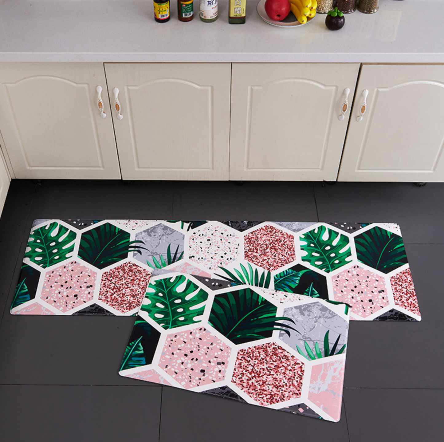 Anti Fatigue Floor Mat set Leaves