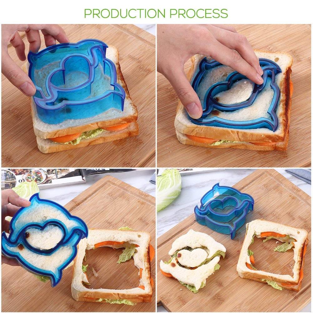 Sandwich Cutter - Dolphin Heart