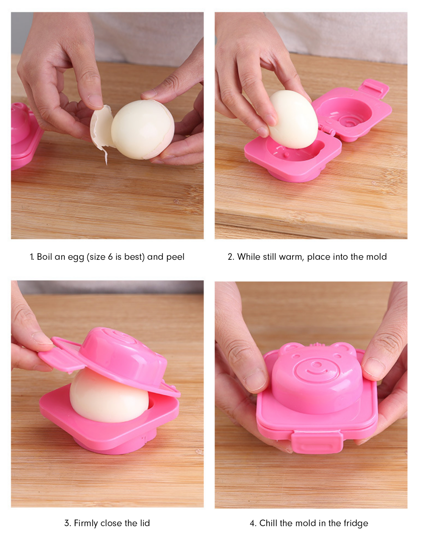 Egg Mold / Rice Shaper (6pcs)