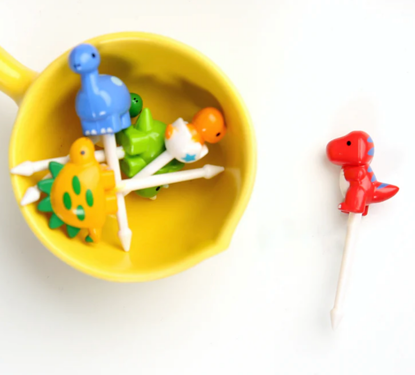 3D Food Picks - Dinosaur 6 pics