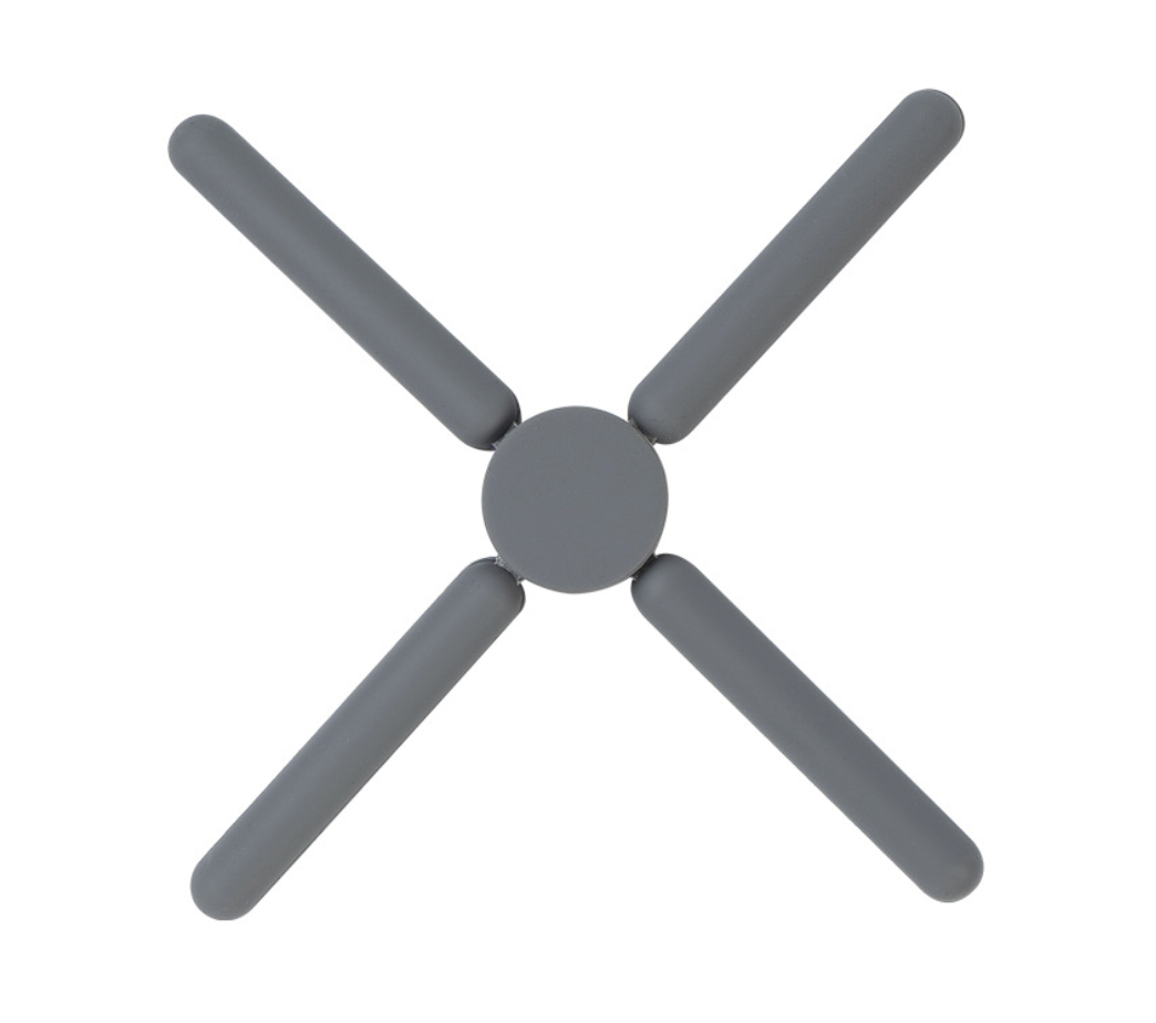 Foldable Cross Silicone Table Mat Blue, Gray