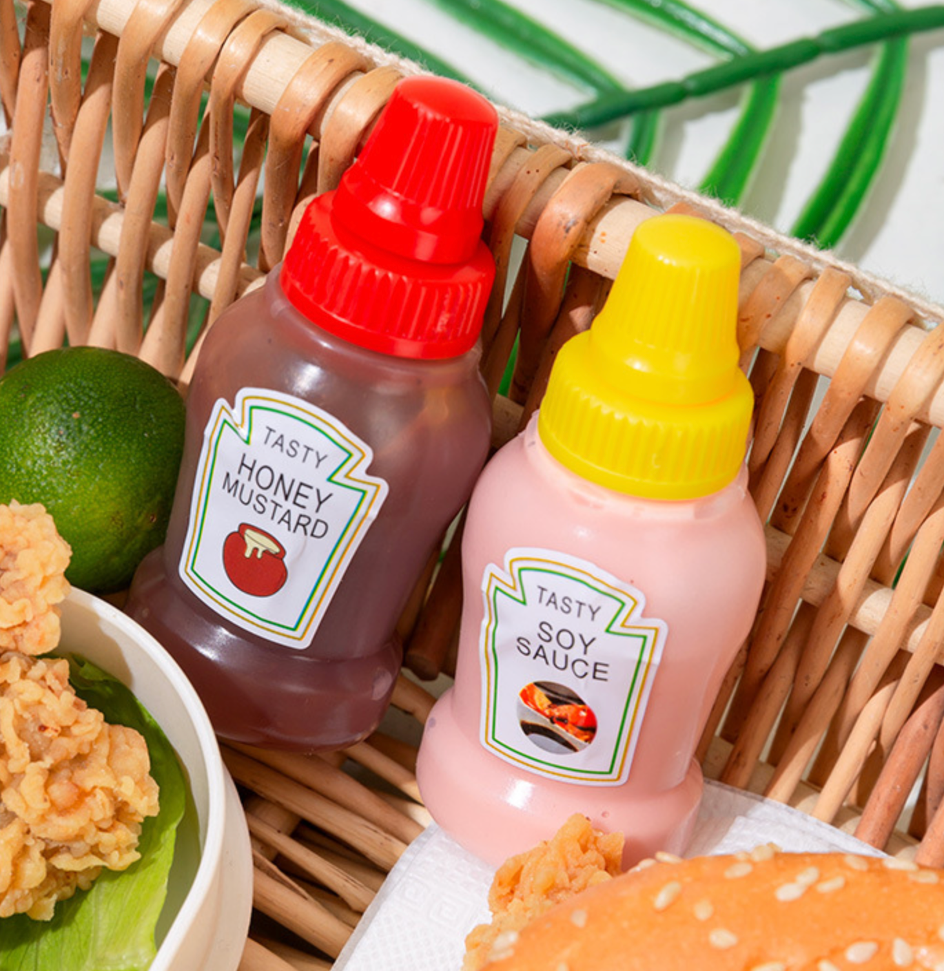 Mini Sauce Container / Salad Dressing Container 2Pcs set