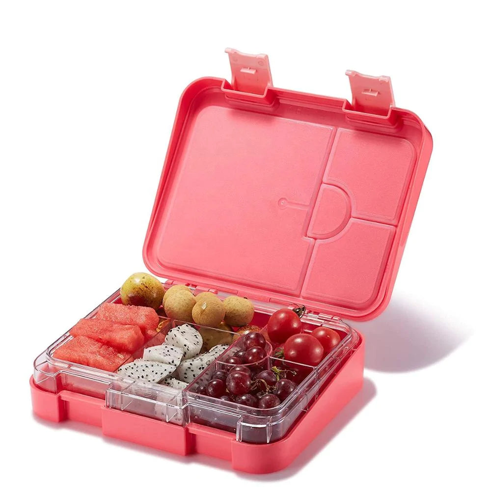 Classic Plus Pink Bento Lunchbox & Eye Food Pick Set