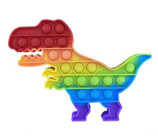 Fidget Pop-It Toy Dinosaur
