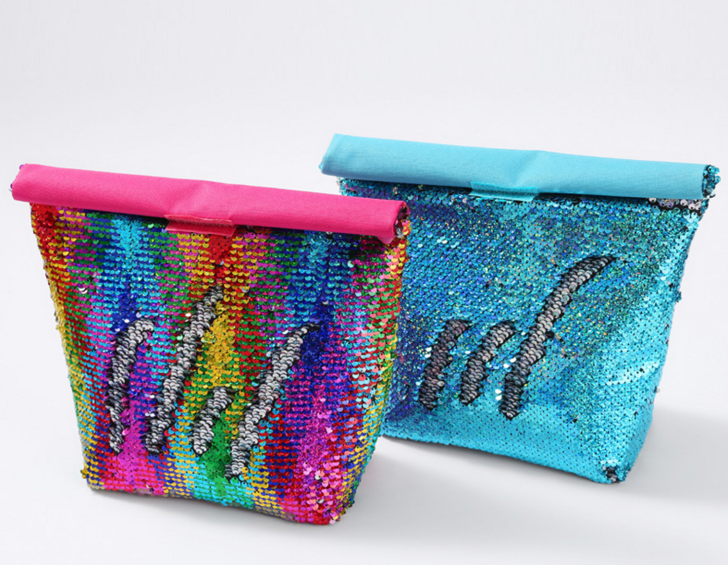 Thermal Tote Lunch Bag Sequin Glitter