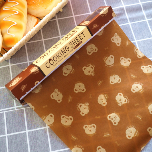 Eco-Friendly Food Grade Grease Paper, cooking paper, Food/lunch Wrappers, pattern baking paper, Brown Bear