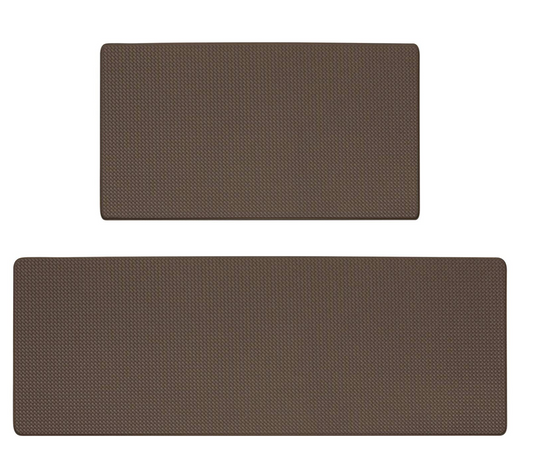 Brown Anti Fatigue Floor Mat set