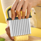 Stainless Steel Crinkle Cutter with cover