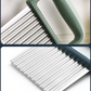 Stainless Steel Crinkle Cutter with cover